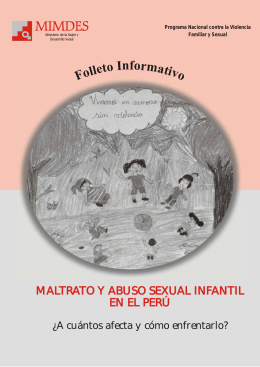 Maltrato y Abuso Sexual - Ministerio de la Mujer y Poblaciones