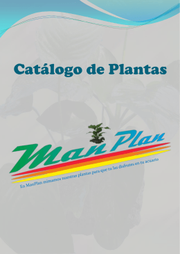 Catálogo de Plantas