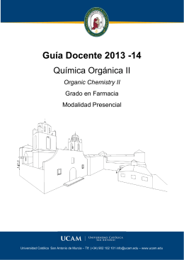Guía Docente 2013 -14