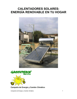 Calentadores solares: energía renovable en tu hogar