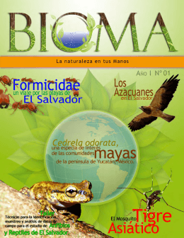 Revista BIOMA Noviembre 2012