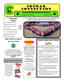 Cougar Connection - Caswell Elementary