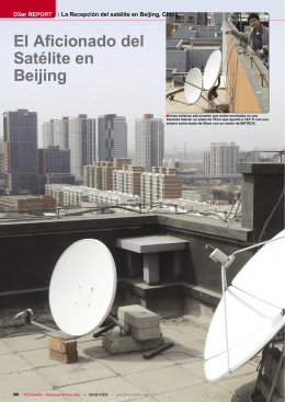 El Aficionado del Satélite en Beijing - TELE