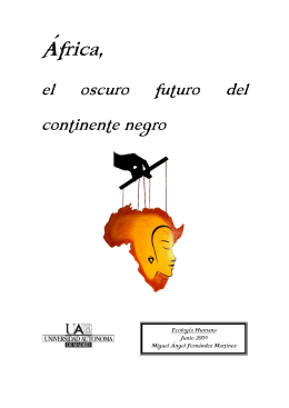 África, el oscuro futuro del continente negro.