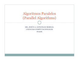 Algoritmos Paralelos - Ciencias Computacionales