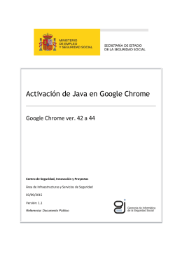 Activación de Java en Google Chrome