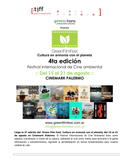 Gacetilla - Green Film Fest