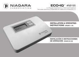 ECO•IQ™ #N9195 - Niagara Conservation