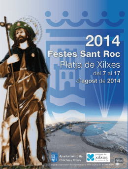 Festes Sant Roc Platja de Xilxes - Ayuntamiento de Chilches