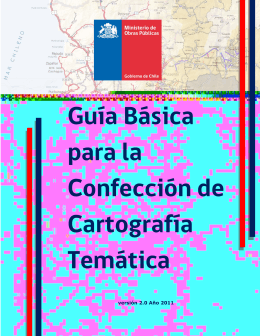 Guía Básica para la Confección de Cartografía Temática