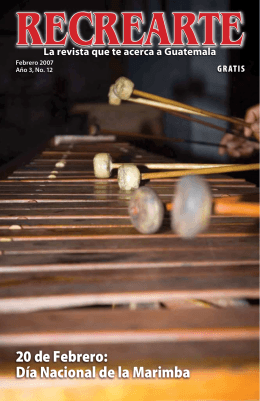 20 de Febrero: Día Nacional de la Marimba