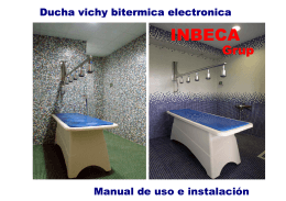 Manual Ducha Vichy Bitermica Electronica Brazo Fijo INBECA
