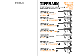 TIPPMANN® - Paintball Gun Manuals
