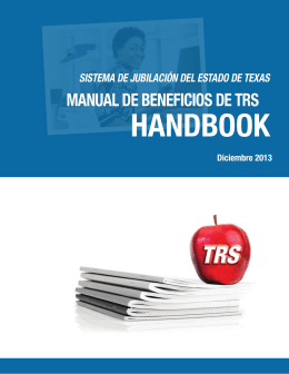 TRS Benefits Handbook_Spanish