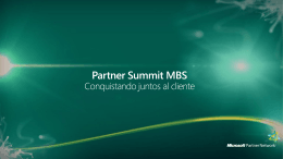 Track MBS-Partner Summit Microsoft 2011 Track Dynamics