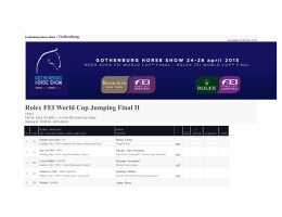Rolex FEI World Cup Jumping Final II