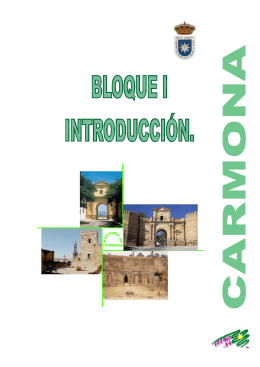 bloque i: introducción - Ayuntamiento de Carmona