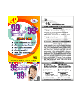 99nationwide minutes - 99 Cents Only Phone Cards