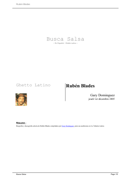 Rubén Blades - Busca Salsa