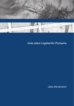 Guía sobre legislación portuaria