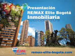RE/MAX Elite Bogotá Inmobiliaria.