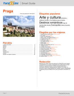 Praga Arte y cultura Jóvenes y