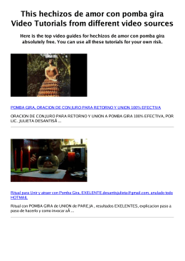 #Z hechizos de amor con pomba gira PDF video books