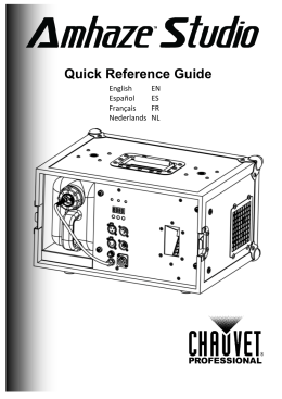 Amhaze Studio Quick Reference Guide Rev. 2 Multi