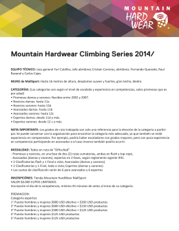 Mountain Hardwear Climbing Series 2014/