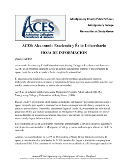 ACES - Montgomery County Public Schools