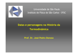 Historia Termodinâmica - IFSC