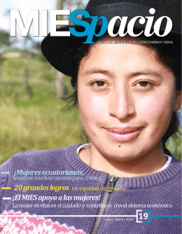 ¡El MIES apoya a las mujeres! ¡Mujeres ecuatorianas,