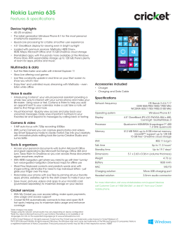 Nokia Lumia 635 - Cricket Wireless