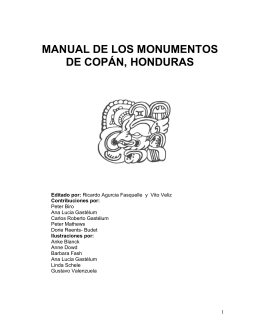 Manual de los Monumentos de Copán, Honduras