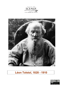 Léon Tolstoï, 1828 - 1910 - Bibliothèque municipale de Sceaux