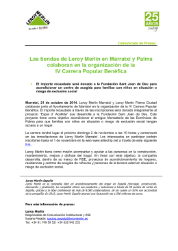 Más información - Leroy Merlin España