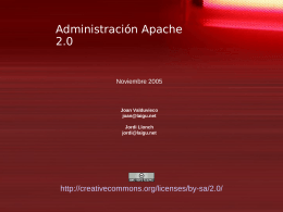 Administración Apache 2.0
