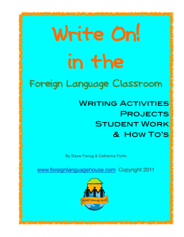 Write On!7-22 - Foreign Language House