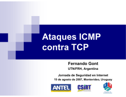 Ataques ICMP contra TCP