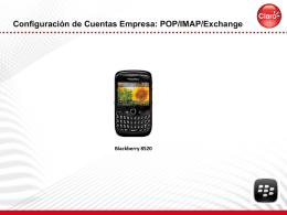 Configuración de Cuentas Empresa: POP/IMAP/Exchange 2.