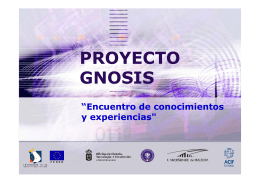 Presentación web del Proyecto Gnosis