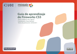 Fireworks CS5: guía de maquetación