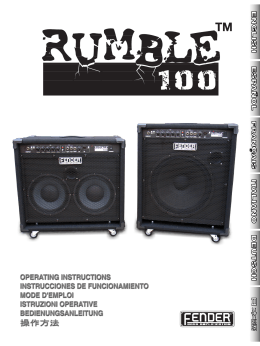 Fender® Rumble™ 100