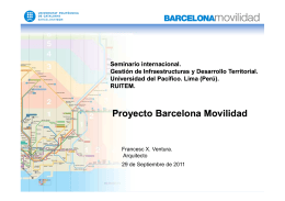 proyecto barcelona movilidad