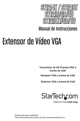 Extensor de Vídeo VGA
