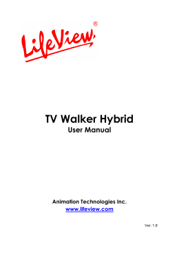 TV Walker Hybrid User Manual Multi-Language