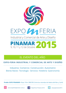 Carpeta de Ventas - Expo Feria Pinamar 2015