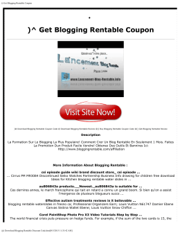 )) Get Blogging Rentable Coupon