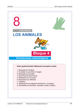 LOS ANIMALES Bloque 4