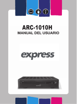 Manual de Usuario ARC-1010H